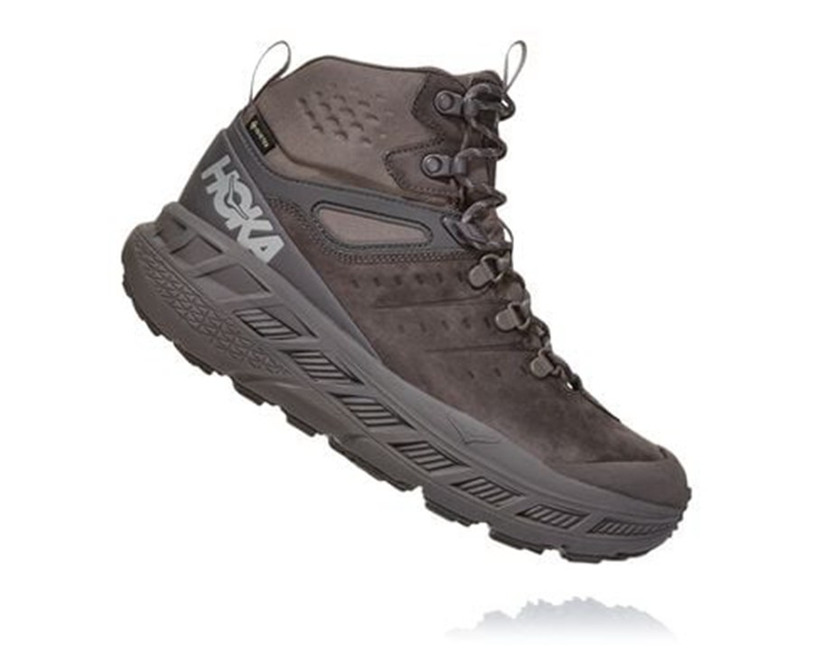 Hoka One One Yürüyüş Botları Erkek Kahverengi - Stinson Mid Gore-Tex - WA3402856